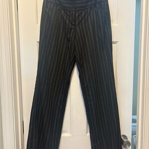 Express Black Pinstriped Women's Pants